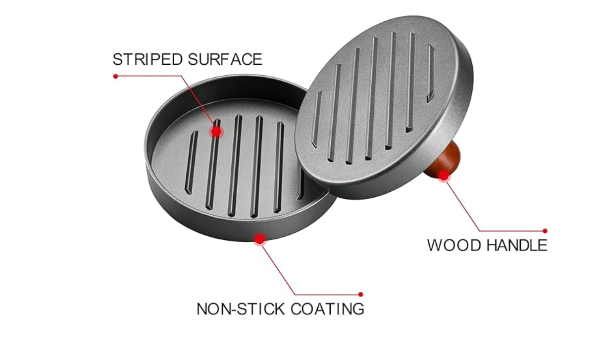 GrillPress Molde prensa para hamburguesas ™