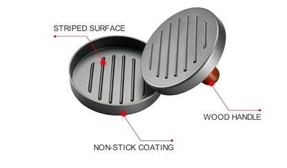 GrillPress Molde prensa para hamburguesas ™